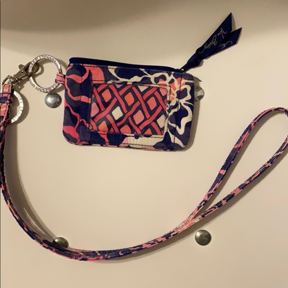 Vera Bradley ID case and lanyard